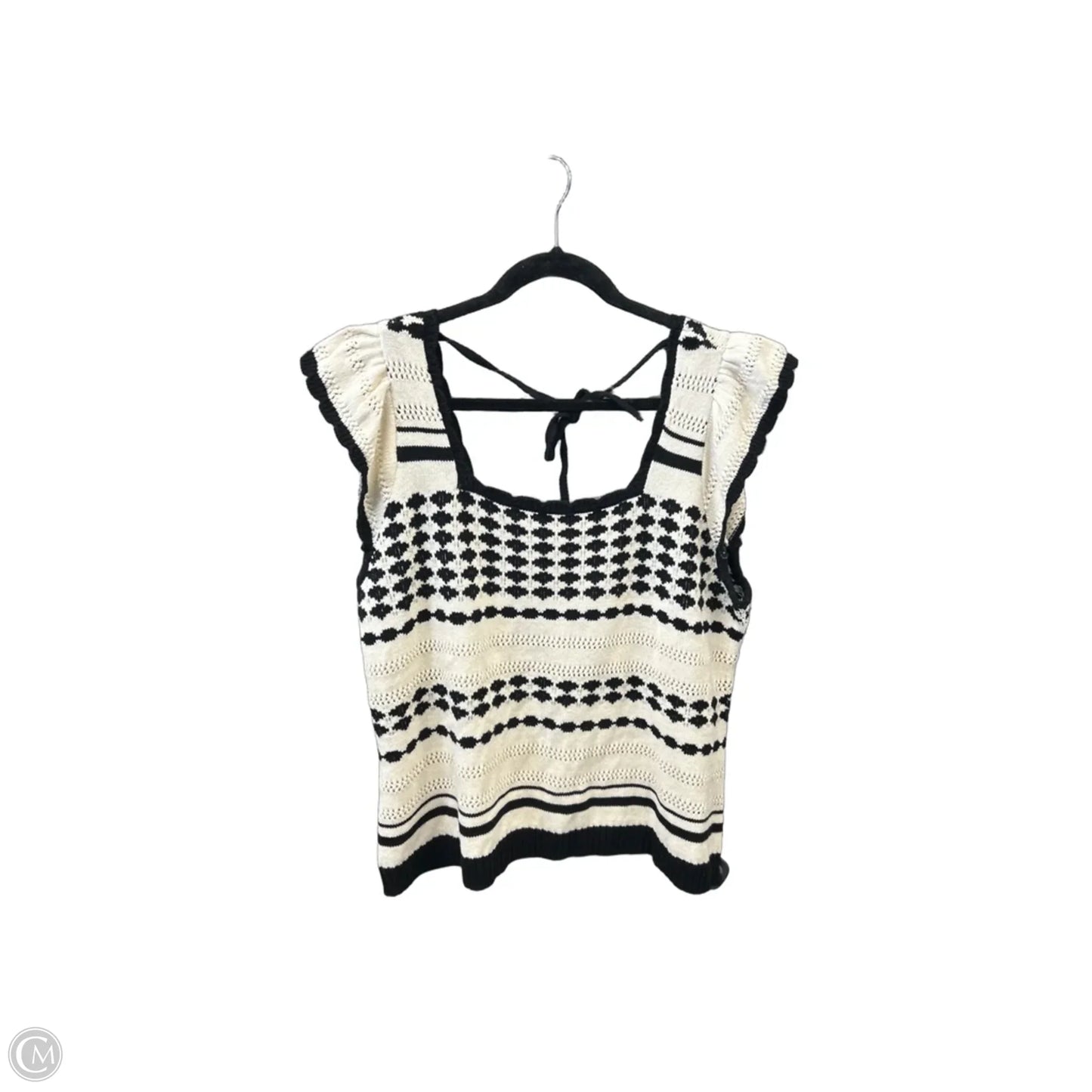 Sweater Short Sleeve By Lane Bryant In Cream, Size: Xl