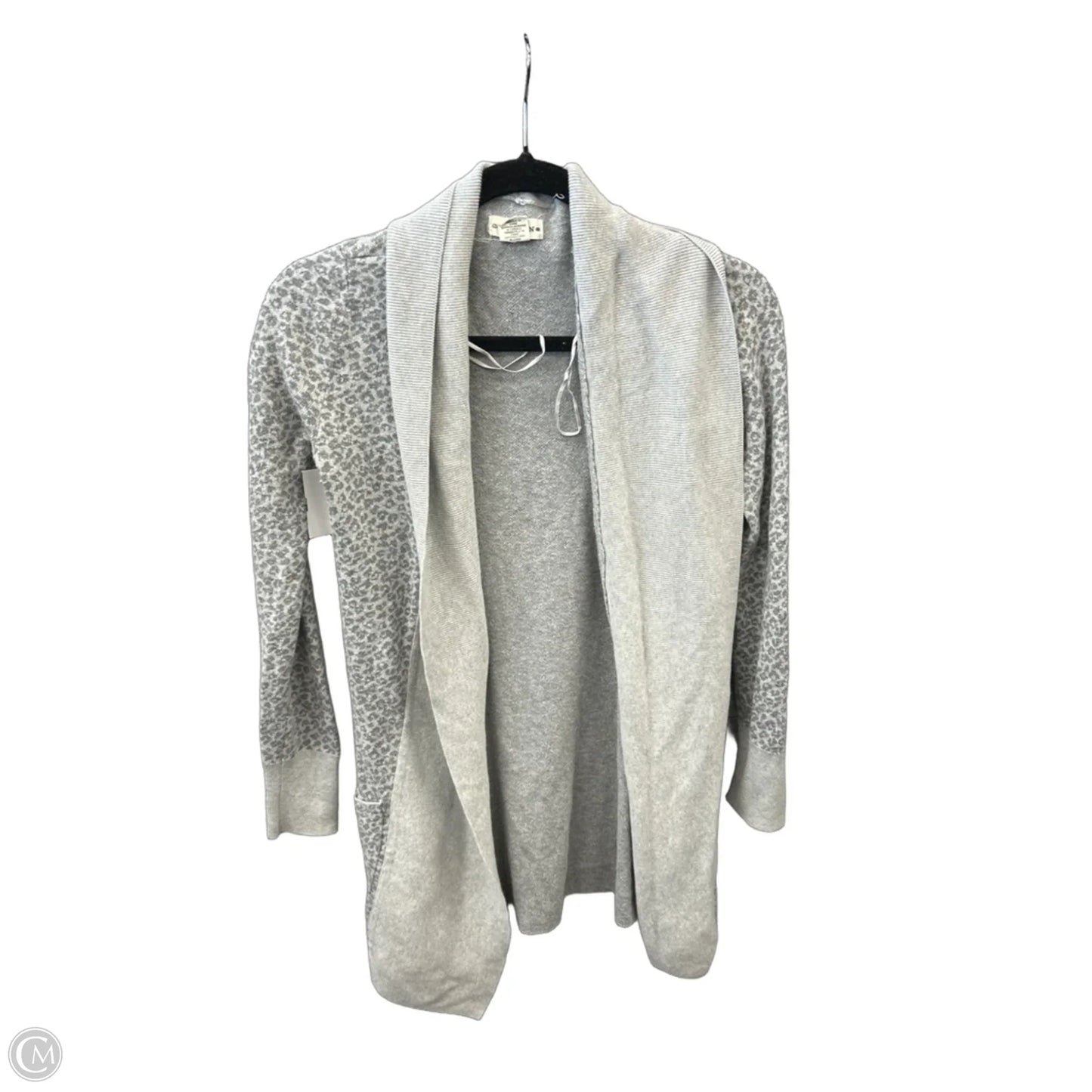Cardigan By Clothes Mentor In Grey, Size: Xs