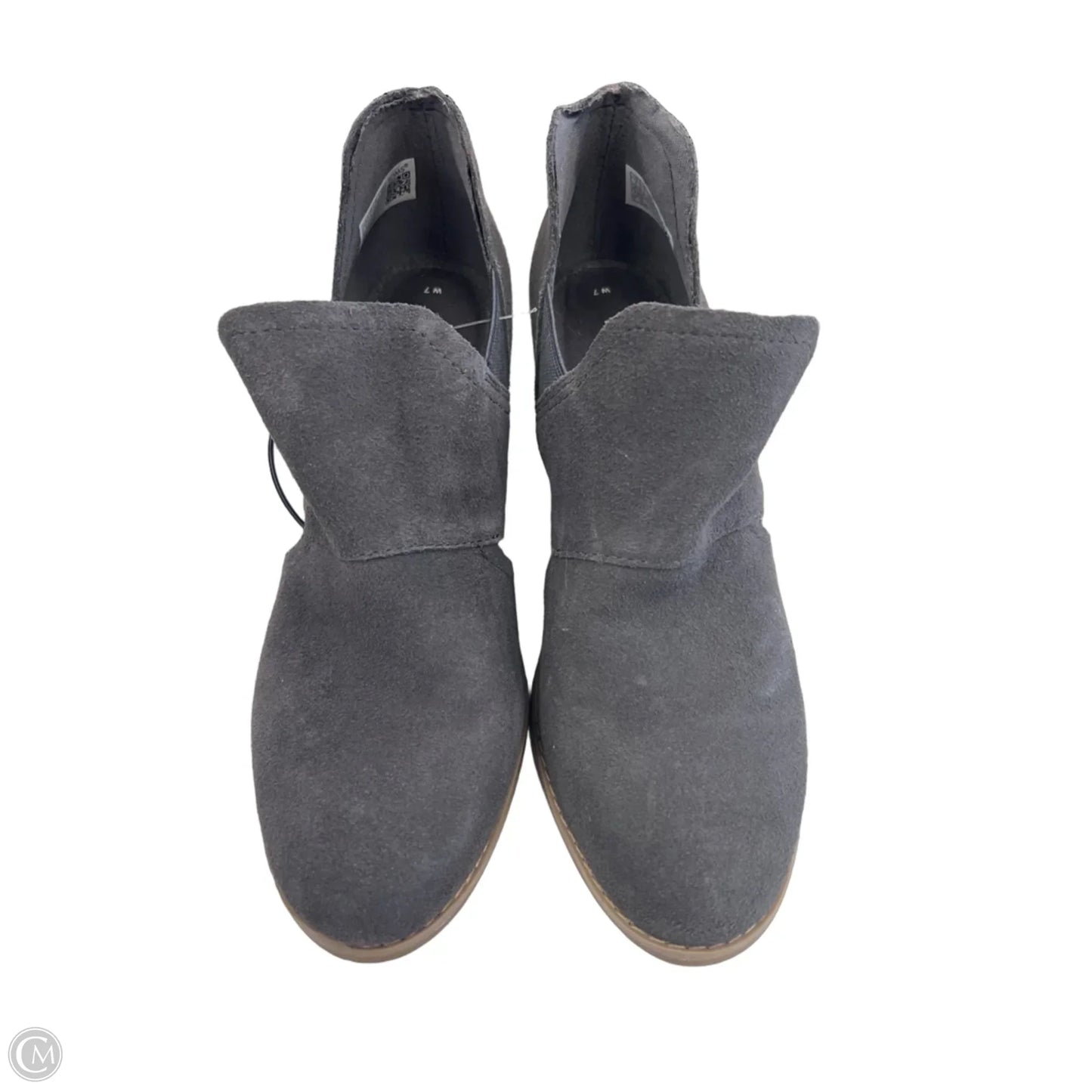 Shoes Heels Wedge By Toms In Grey, Size: 7