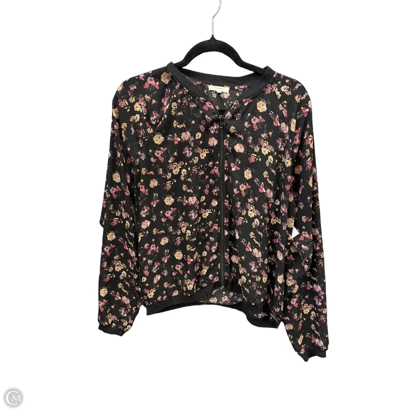 Top Long Sleeve By Maurices In Floral Print, Size: Xl