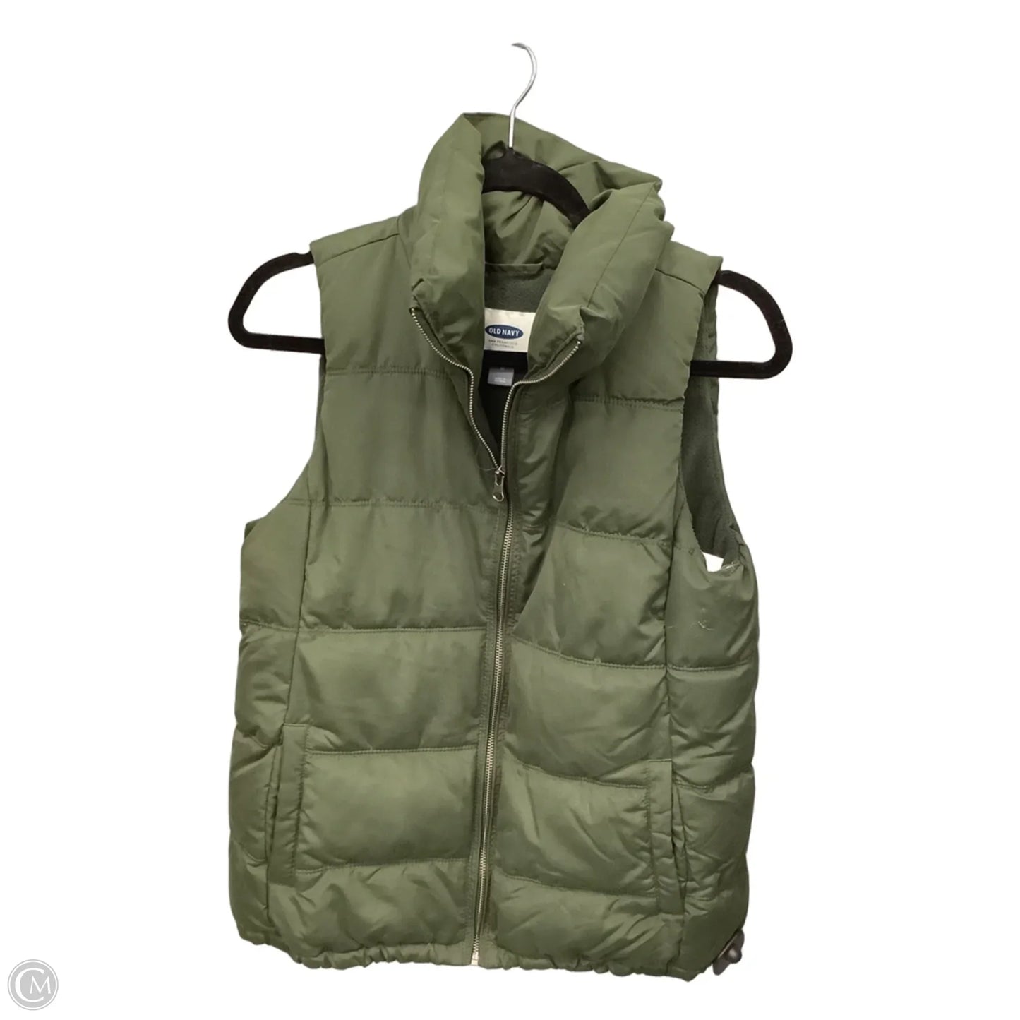 Vest Puffer & Quilted By Old Navy In Green, Size: M