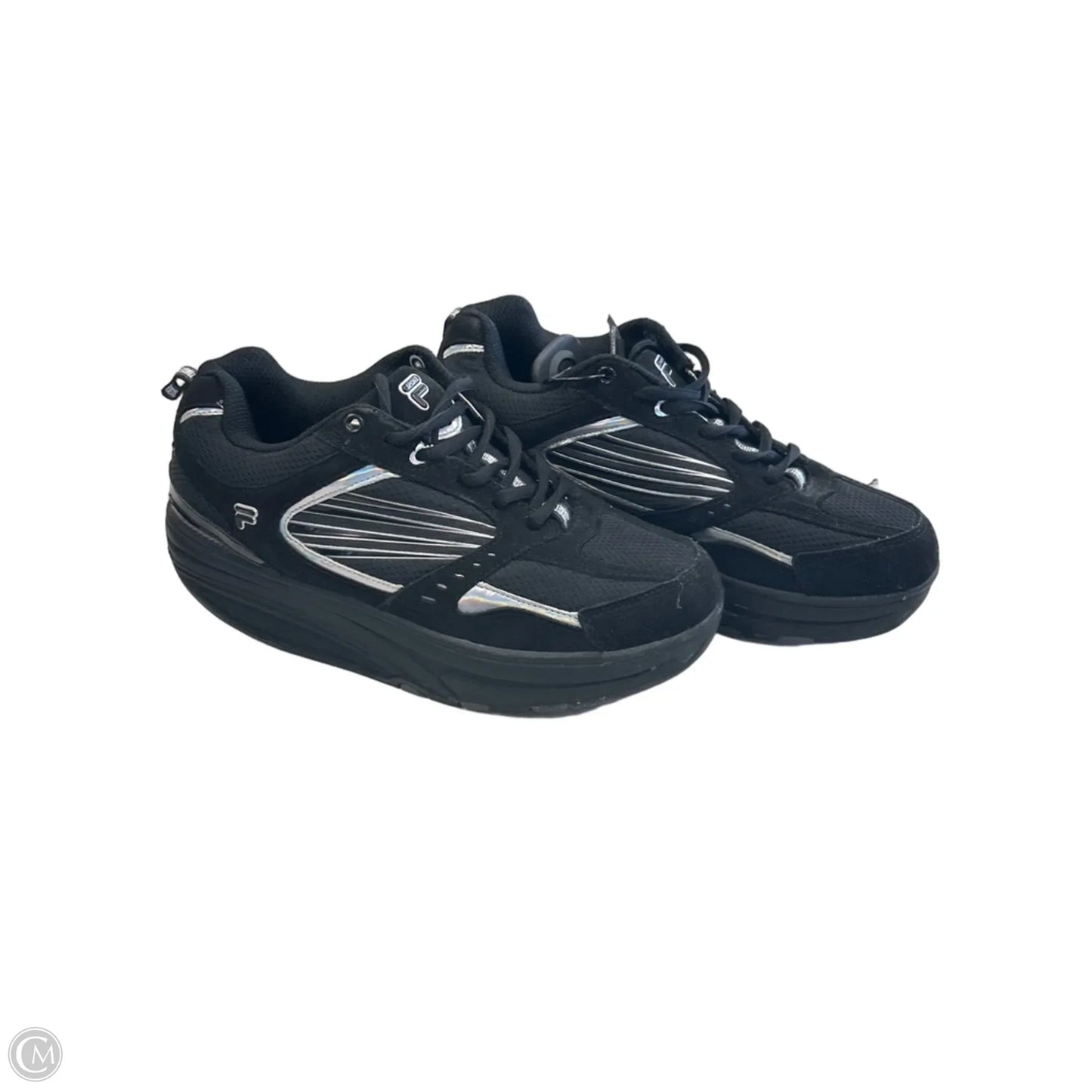 Shoes Athletic By Fila In Black, Size: 8.5
