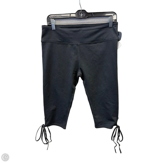 Athletic Capris By Fabletics In Black, Size: L