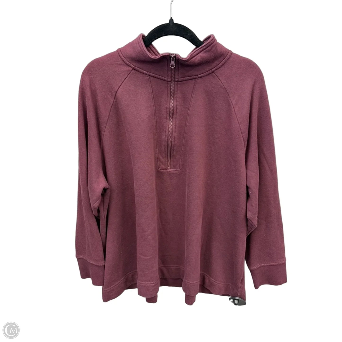 Sweatshirt Collar By Terra & Sky In Red, Size: 2x