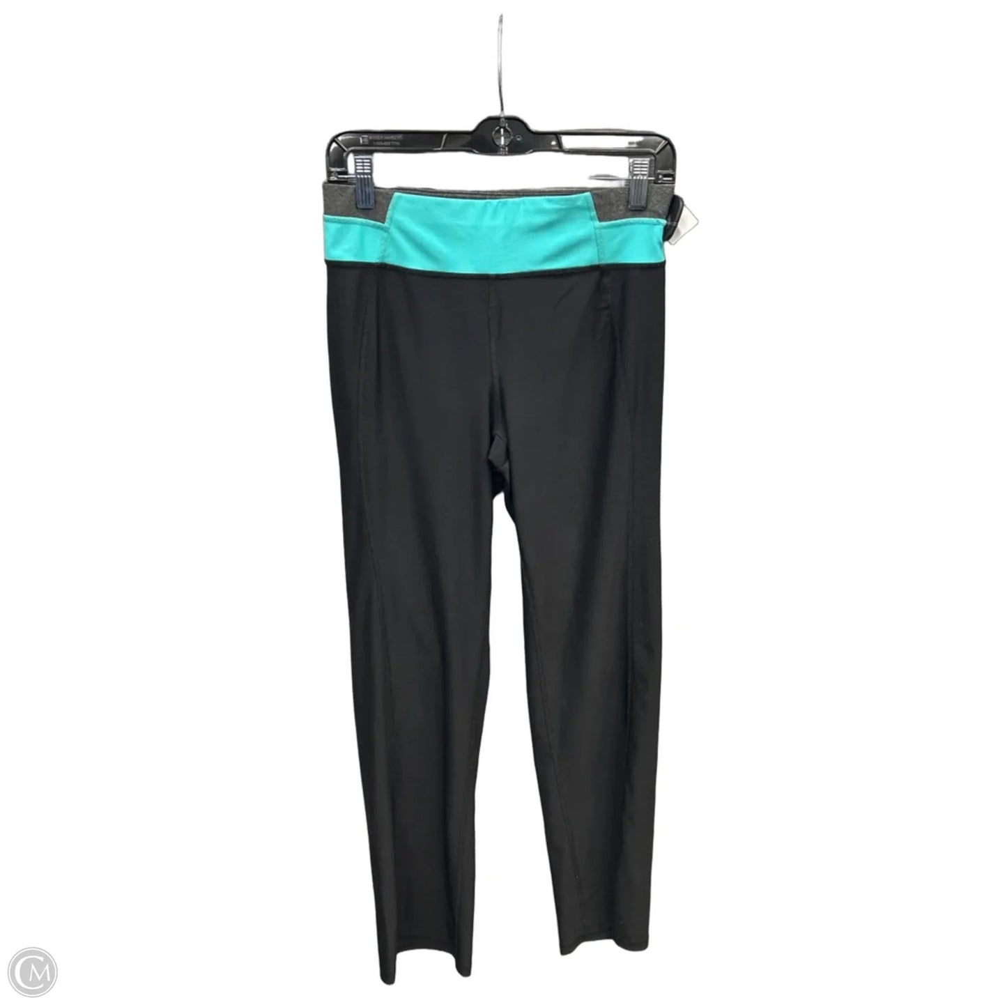 Athletic Leggings By Xersion In Black & Blue, Size: M
