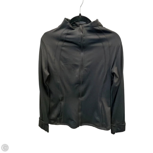 Athletic Top Long Sleeve Collar By Clothes Mentor In Black, Size: Xl