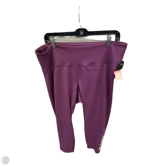 Athletic Leggings By Old Navy In Purple, Size: Xxl