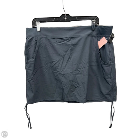 Athletic Skirt By Clothes Mentor In Teal, Size: Xl
