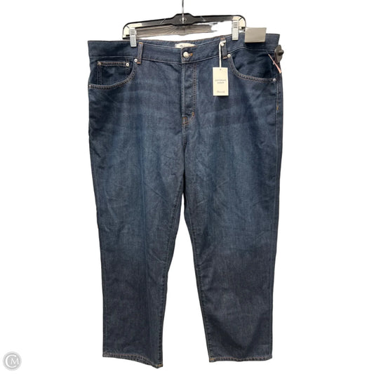 Jeans Straight By Madewell In Blue Denim, Size: 18