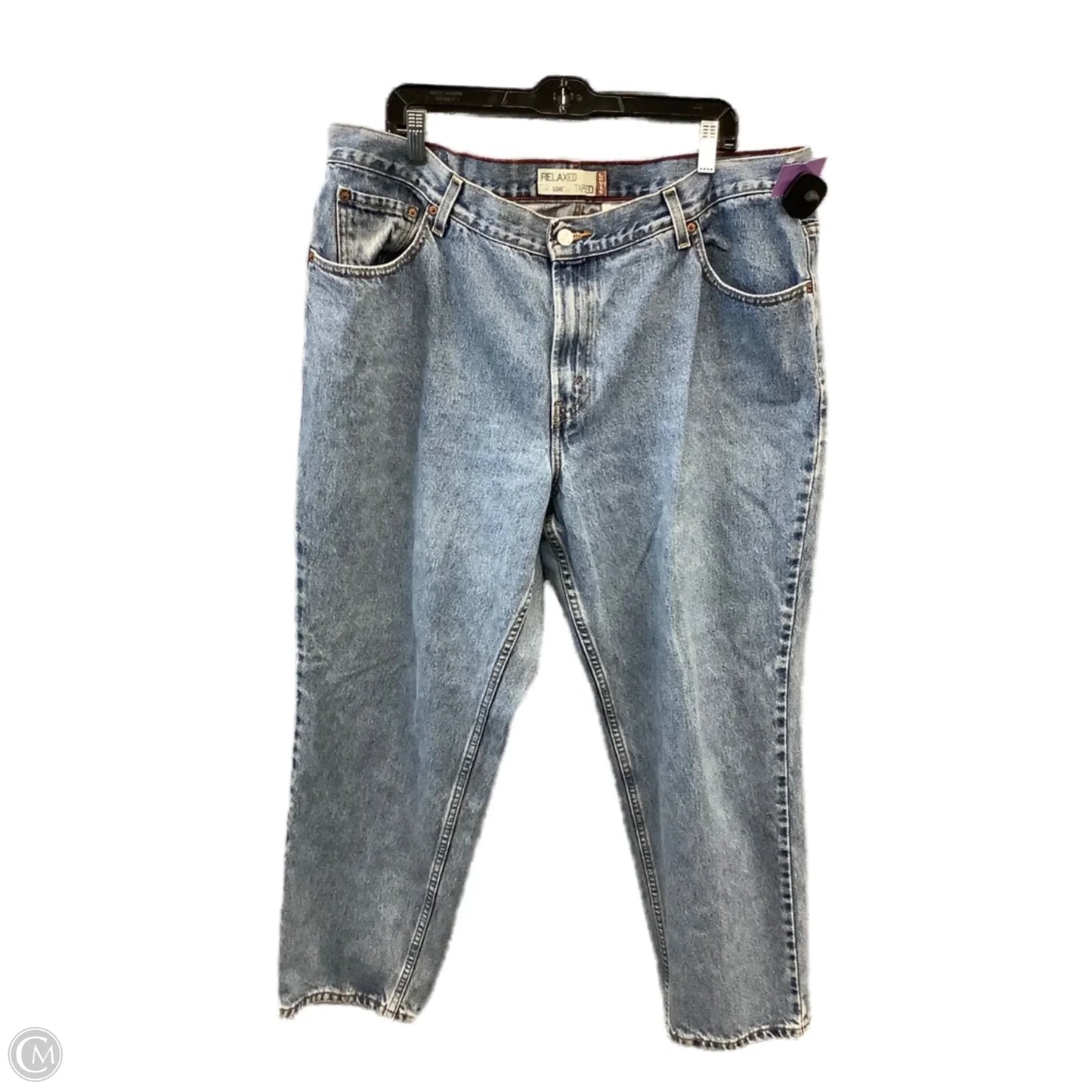 Jeans Skinny By Levis In Blue Denim, Size: 22