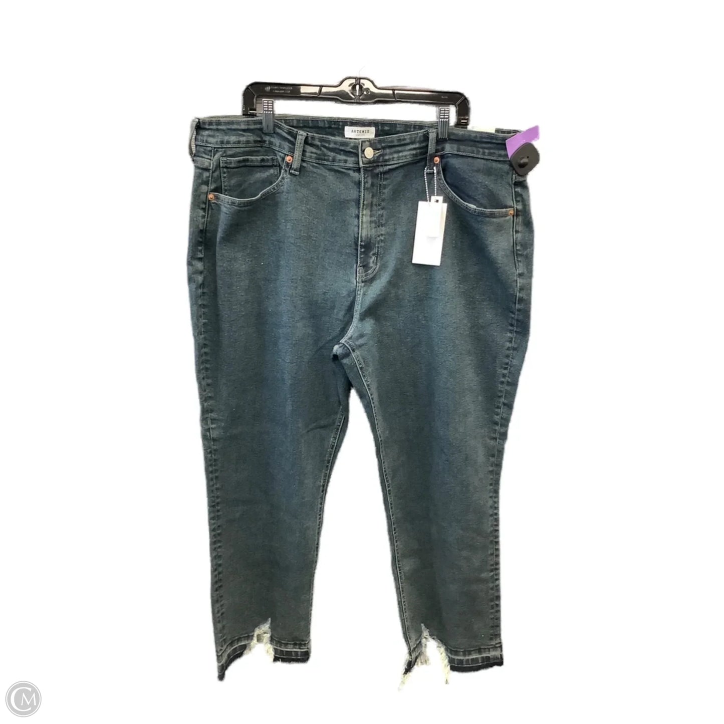 Jeans Skinny By Clothes Mentor In Blue Denim, Size: 22