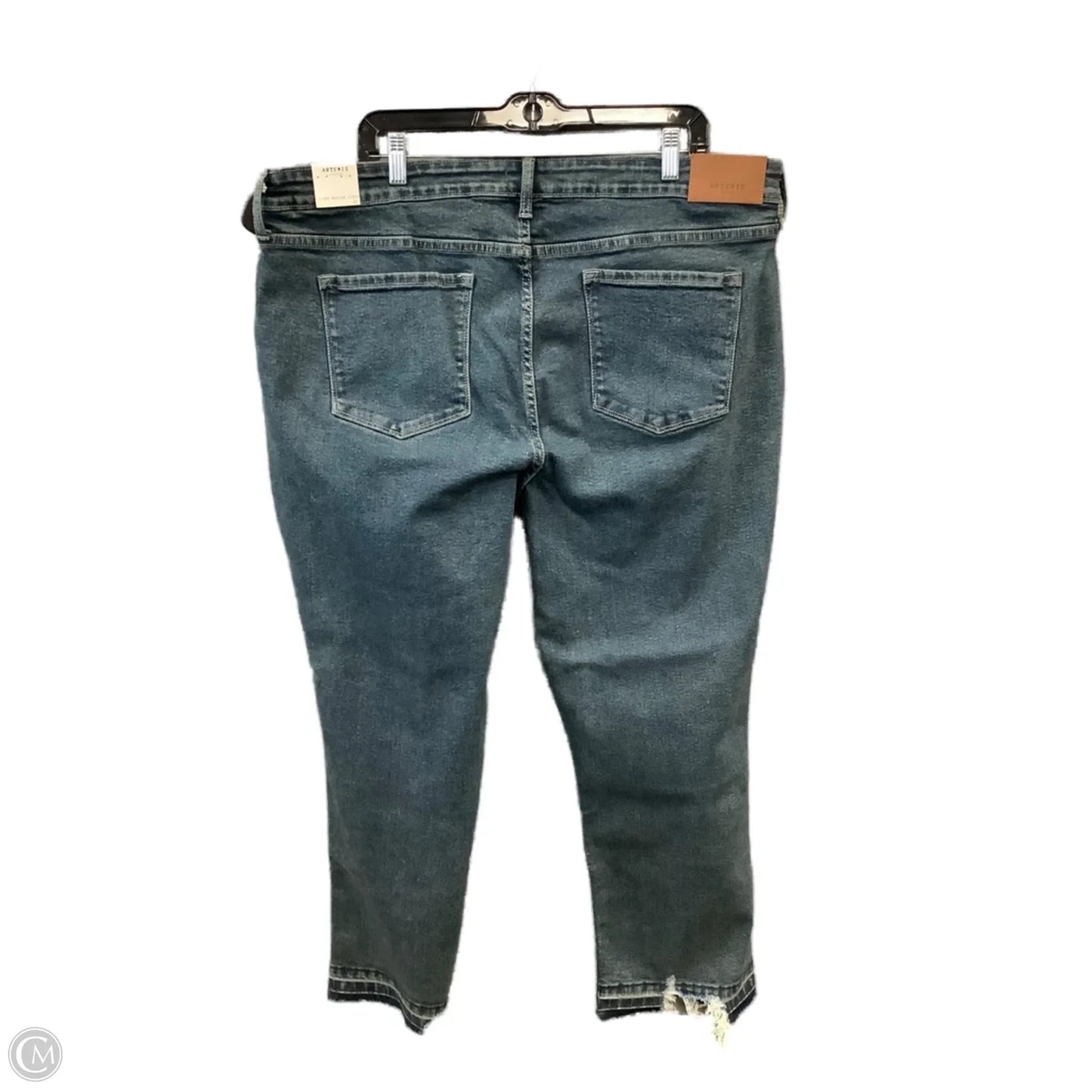 Jeans Skinny By Clothes Mentor In Blue Denim, Size: 22