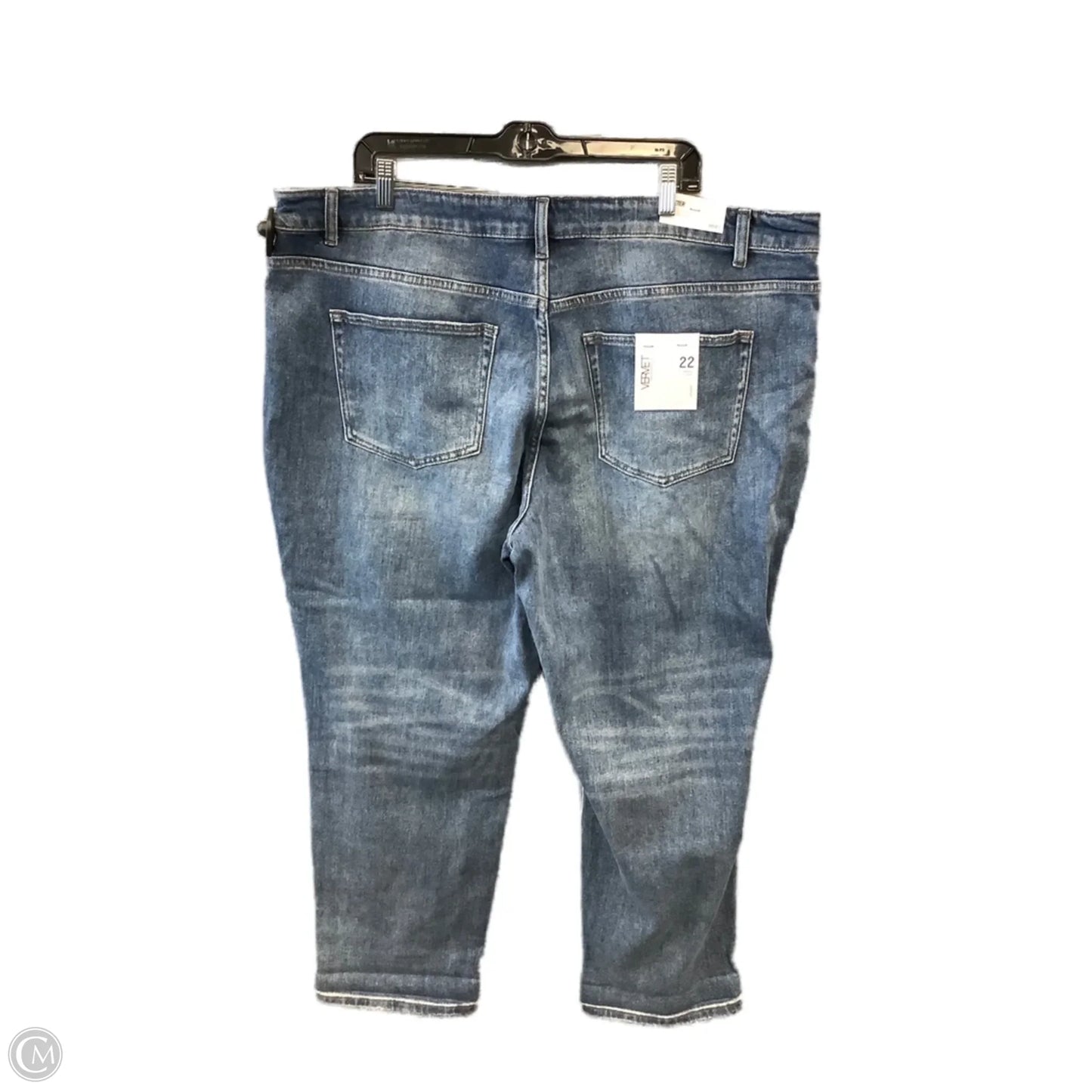 Jeans Skinny By Clothes Mentor In Blue Denim, Size: 22