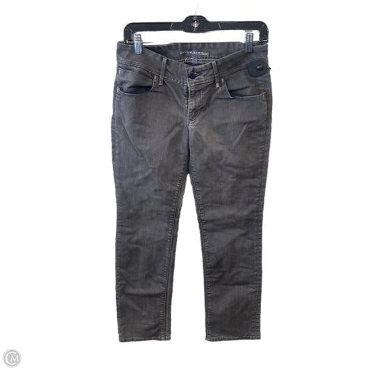 Jeans Straight By Banana Republic In Grey, Size: 8