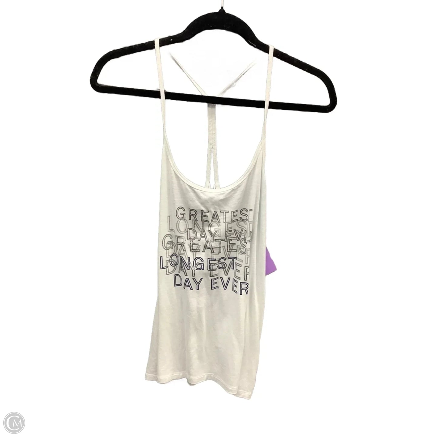 Athletic Tank Top By Aerie In White, Size: M