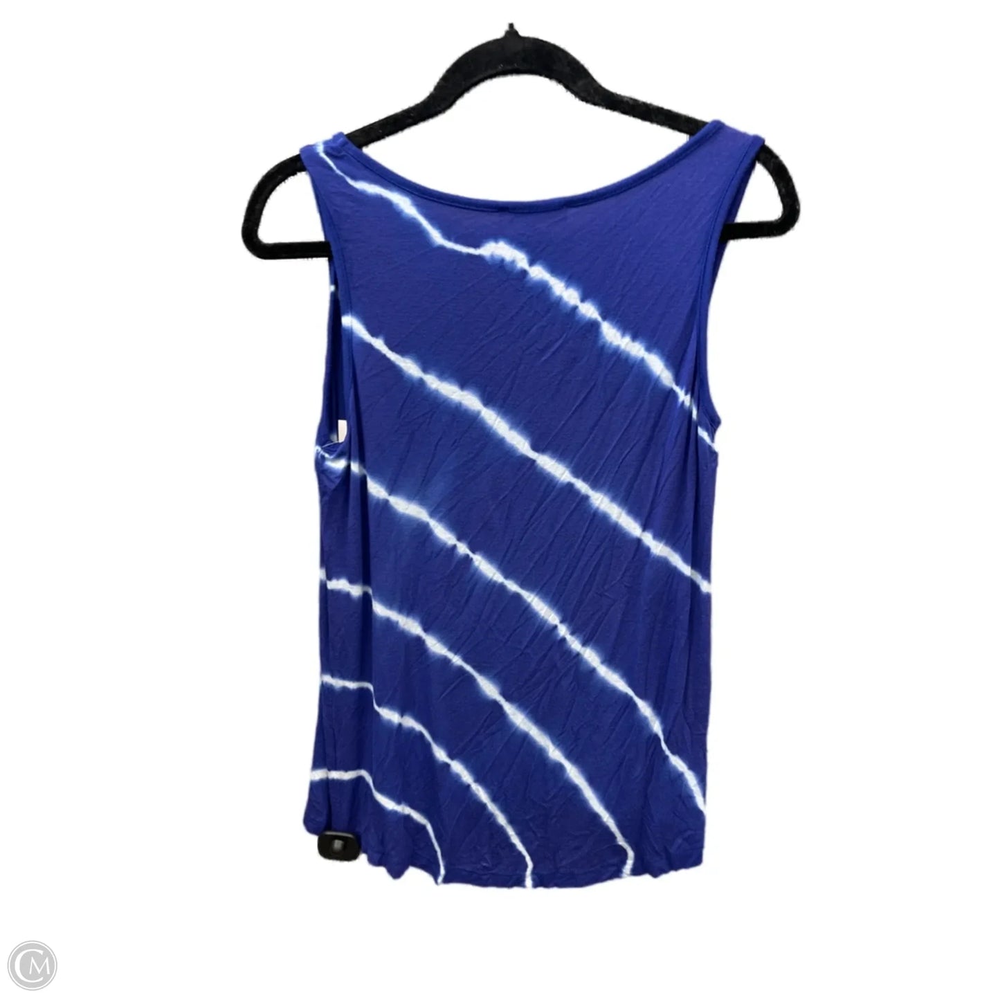 Top Sleeveless By Kenar In Blue, Size: M