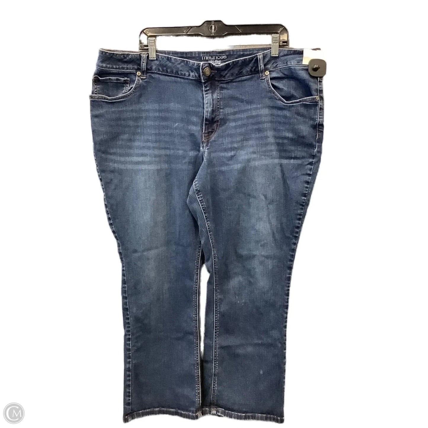 Jeans Skinny By Maurices In Blue Denim, Size: 22