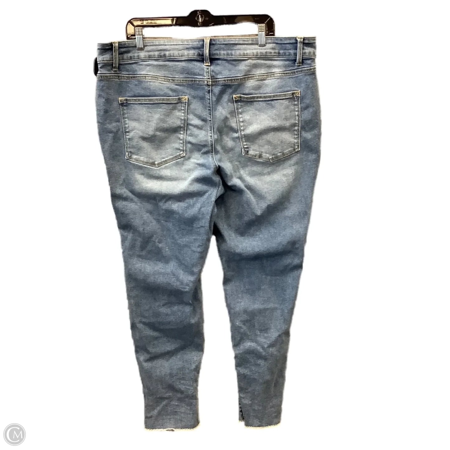 Jeans Skinny By Maurices In Blue Denim, Size: 22