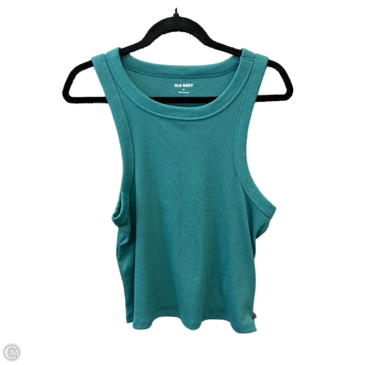 Top Sleeveless By Old Navy In Green, Size: Xl