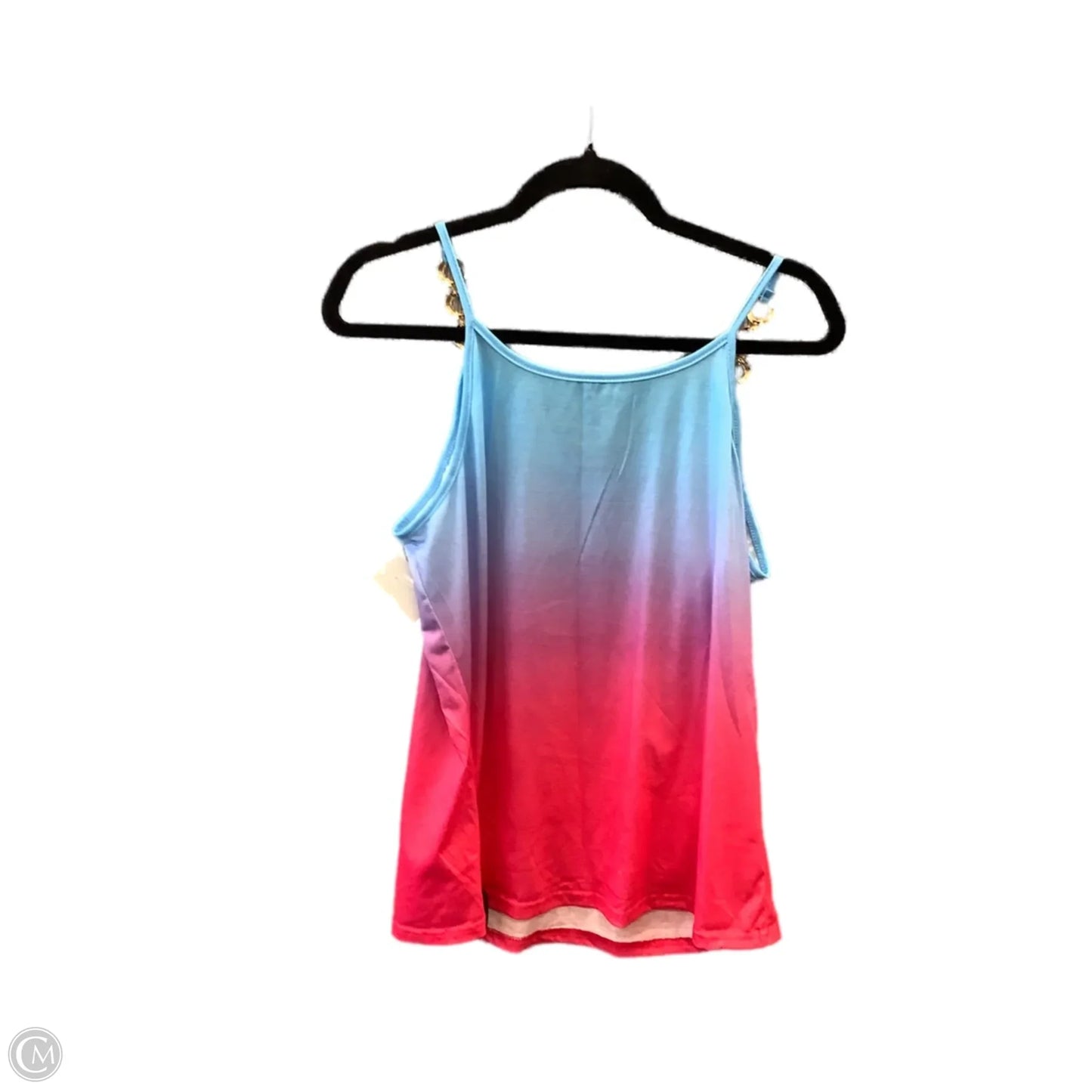 Top Sleeveless By Shein In Multi-colored, Size: L