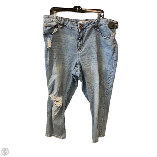 Jeans Skinny By Celebrity Pink In Blue Denim, Size: 22