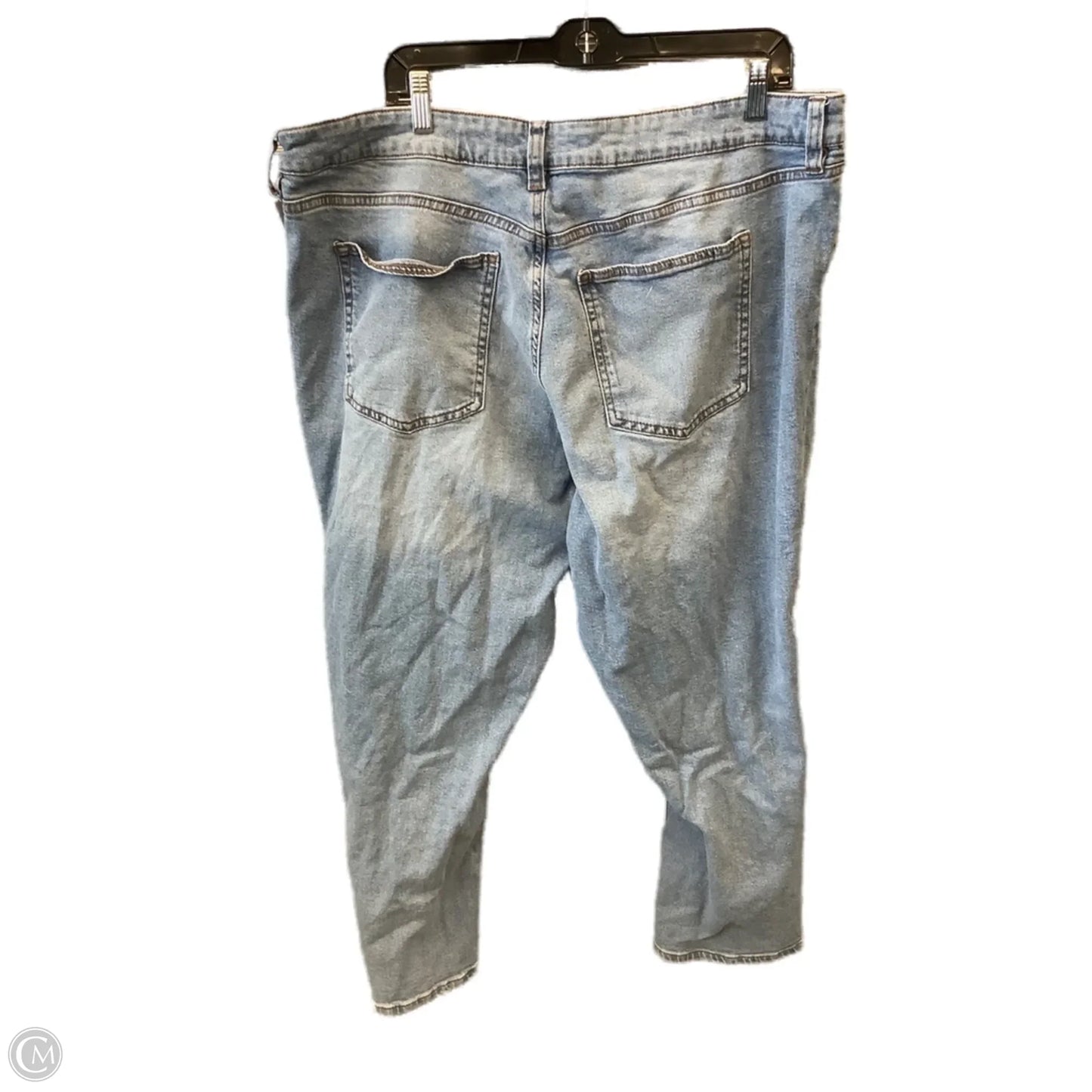 Jeans Skinny By Celebrity Pink In Blue Denim, Size: 22