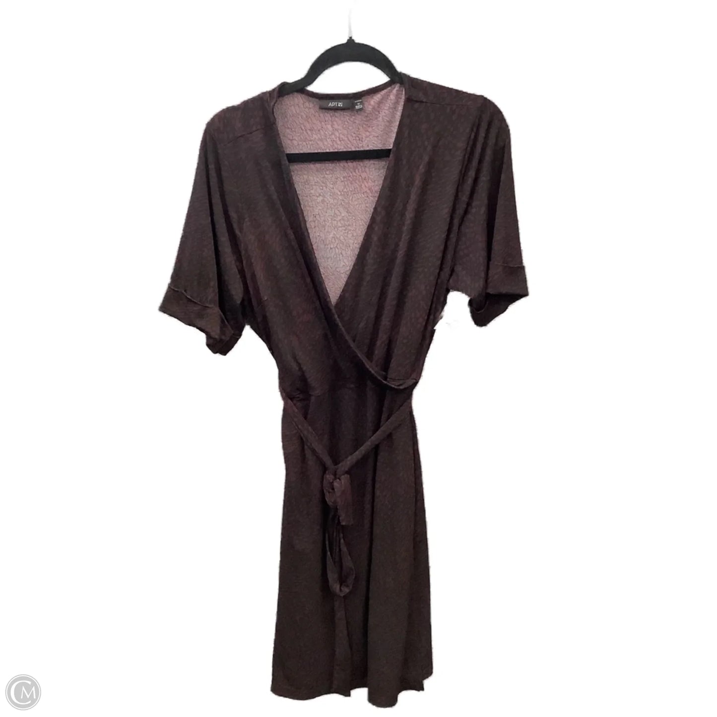 Dress Casual Midi By Apt 9 In Purple, Size: 1x