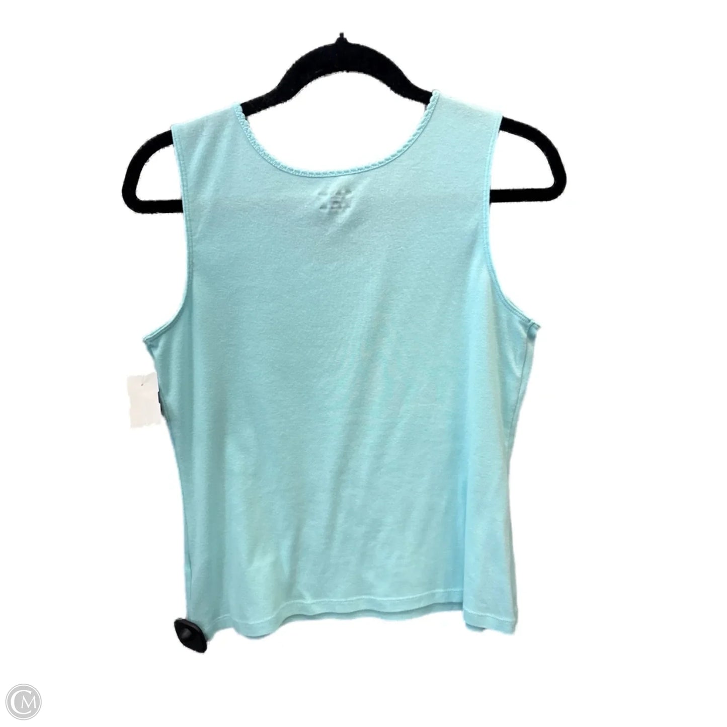 Top Sleeveless By Studio Works In Blue, Size: L