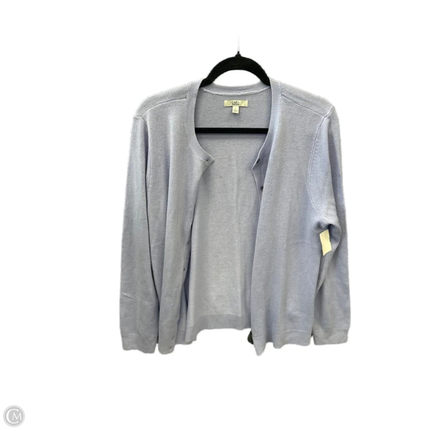Cardigan By Croft And Barrow In Purple, Size: L