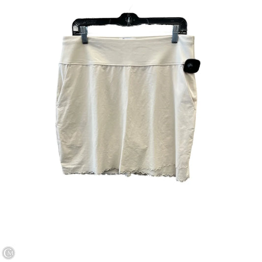 Athletic Skort By Gym Shark In Cream, Size: M