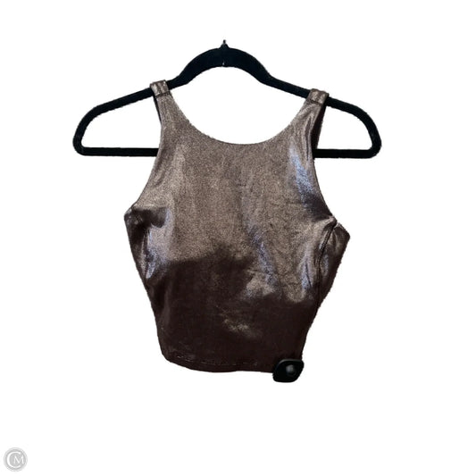 Athletic Tank Top By Lululemon In Bronze, Size: 4