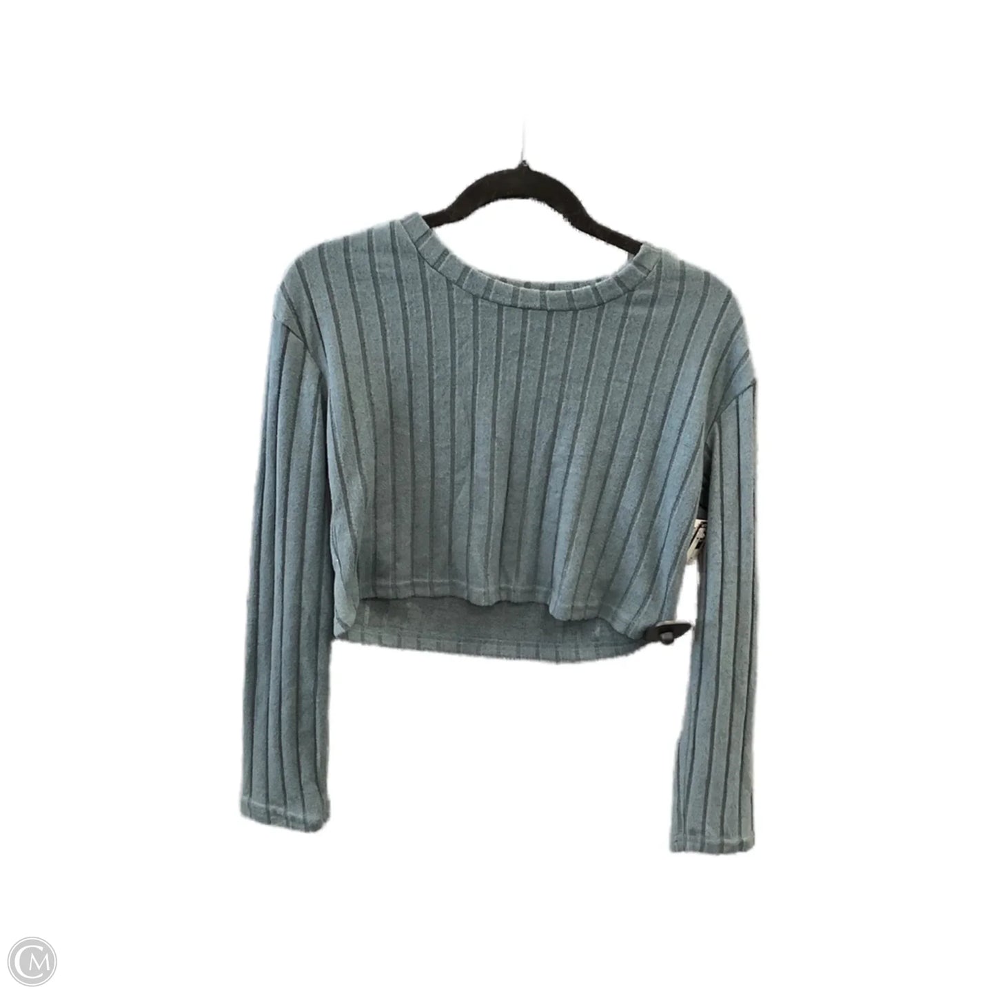 Top Long Sleeve By Shein In Blue, Size: M