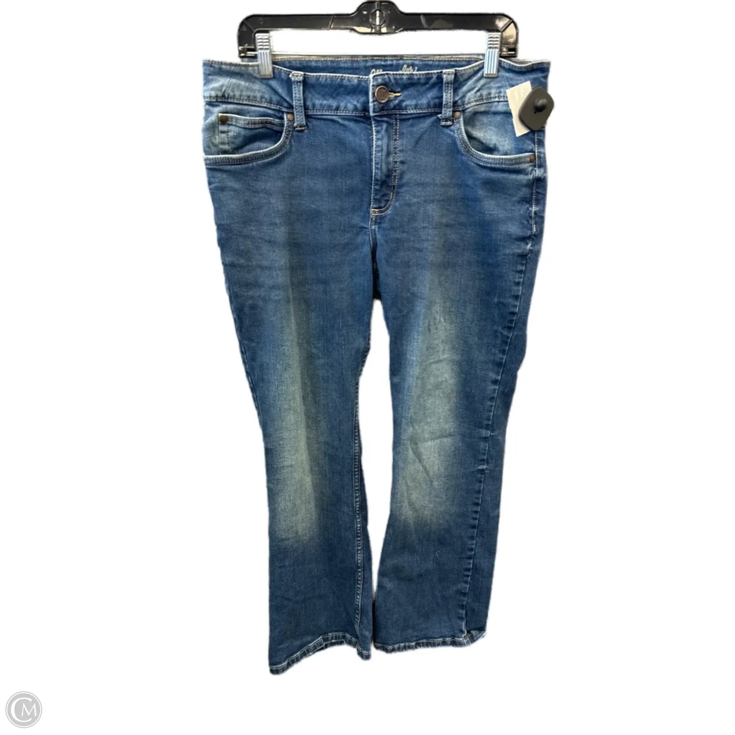 Jeans Boot Cut By Wrangler In Blue Denim, Size: 10