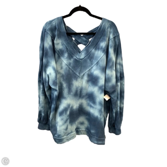 Top Long Sleeve By Clothes Mentor In Blue, Size: L