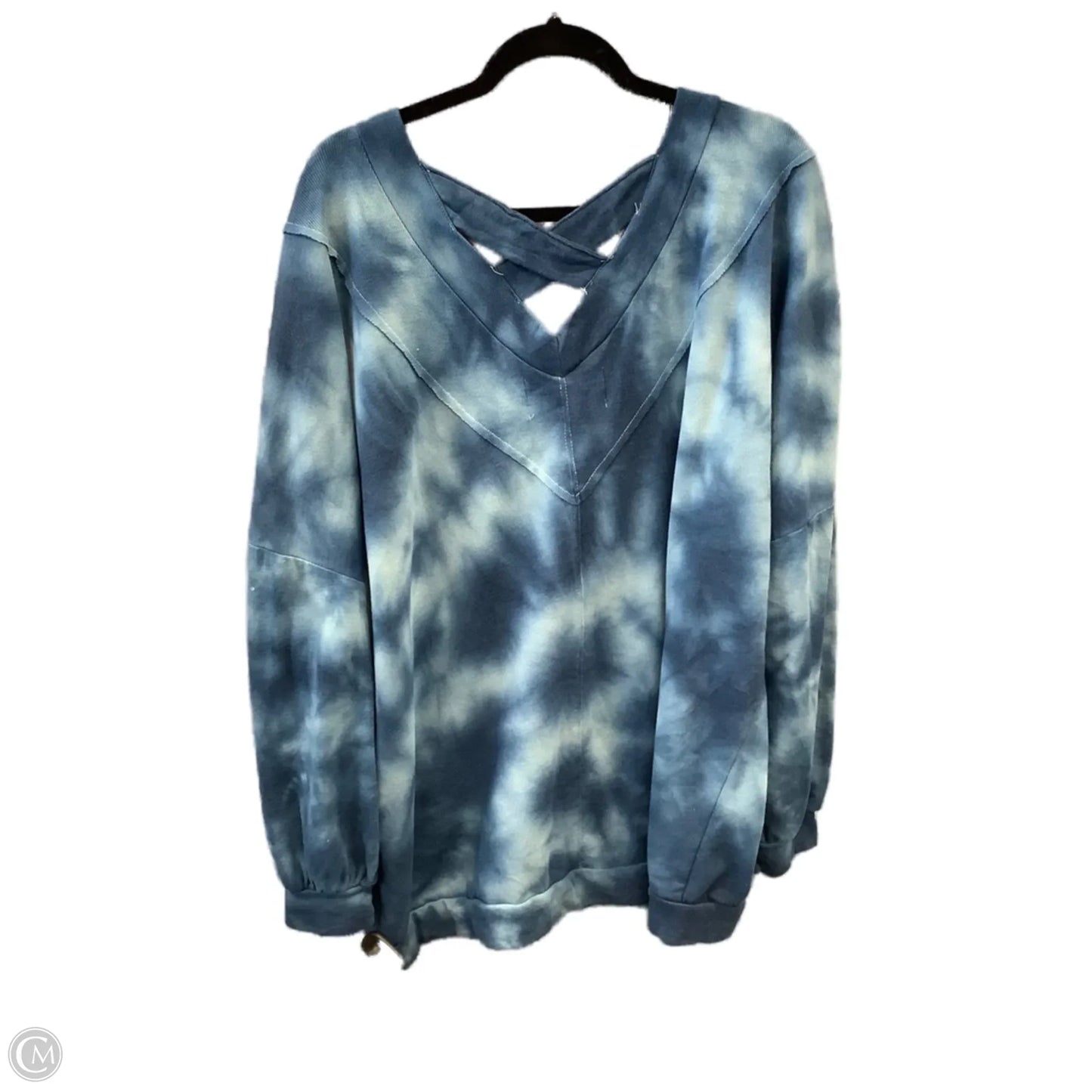 Top Long Sleeve By Clothes Mentor In Blue, Size: L
