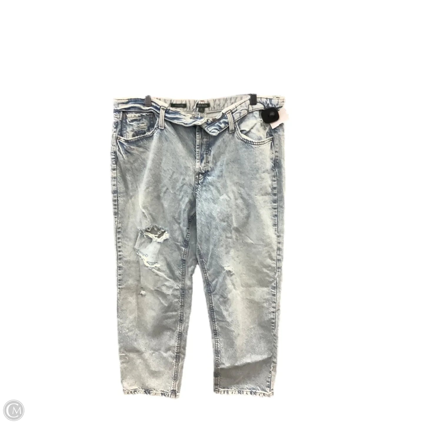 Jeans Straight By Wild Fable In Blue Denim, Size: 16