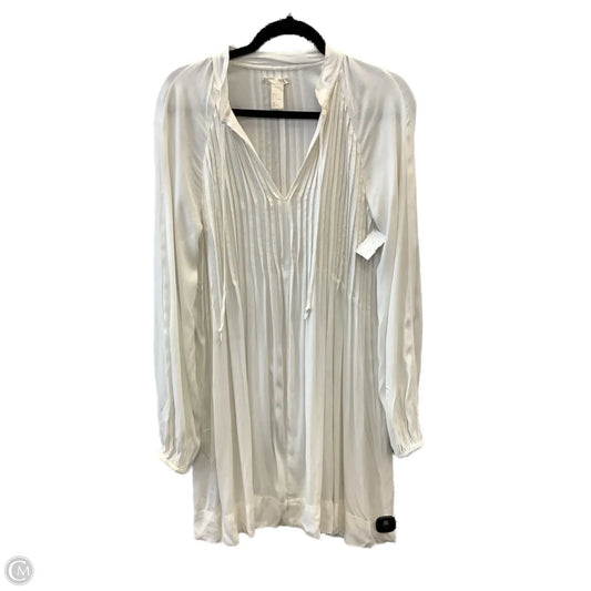 Dress Casual Midi By H&m In White, Size: S