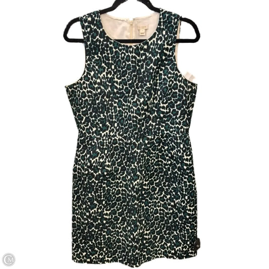 Dress Casual Midi By J. Crew In Green, Size: L