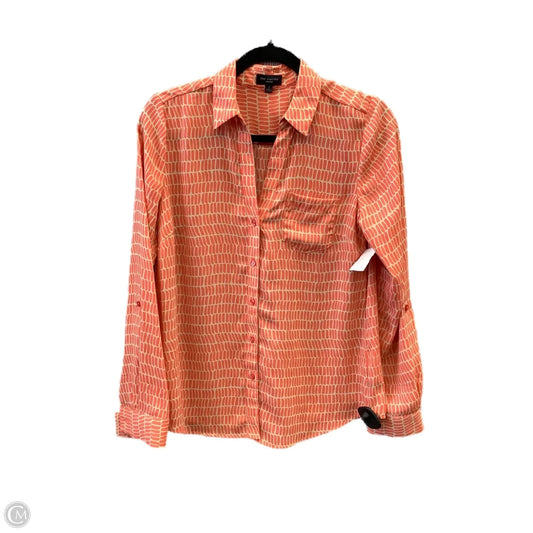 Top Long Sleeve By Clothes Mentor In Orange, Size: S