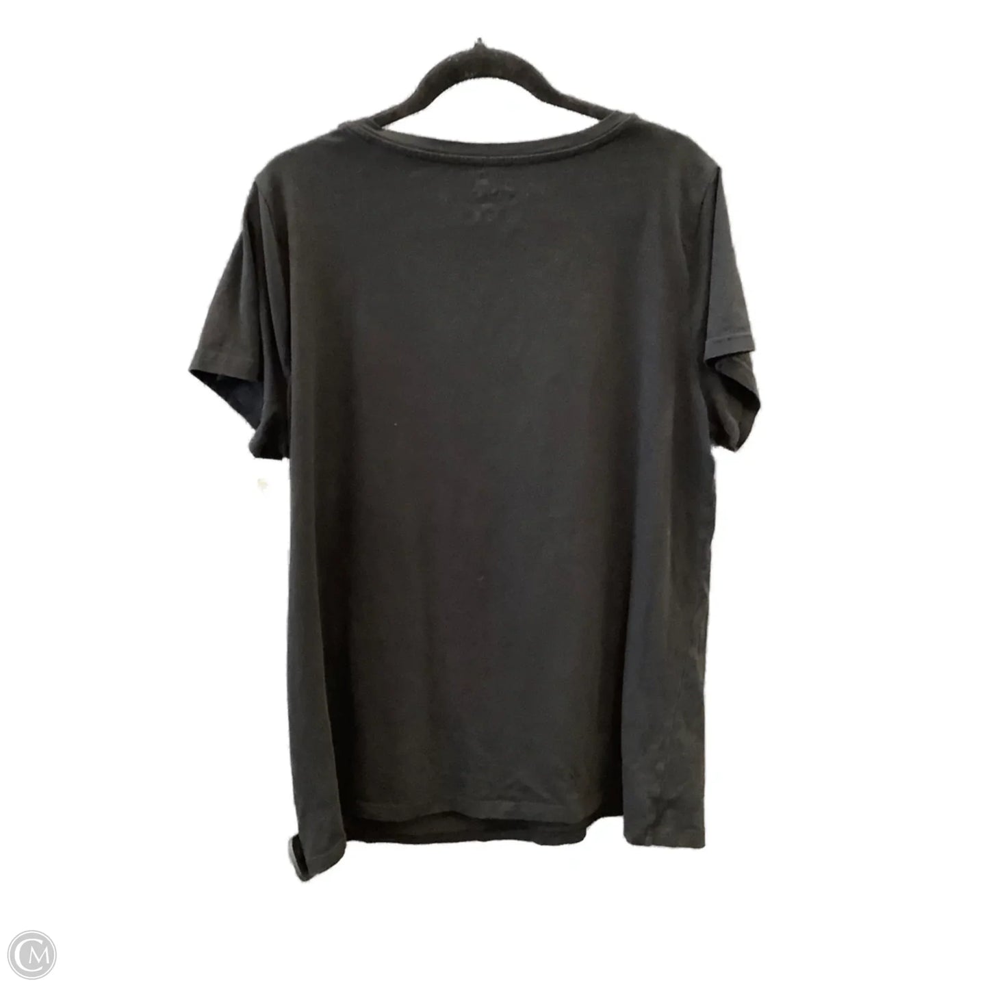 Top Short Sleeve By Clothes Mentor In Black, Size: 3x