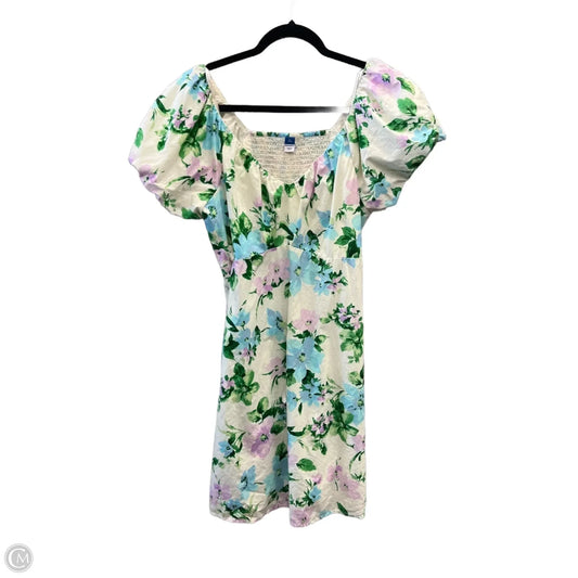 Dress Casual Short By Old Navy In Floral Print, Size: L