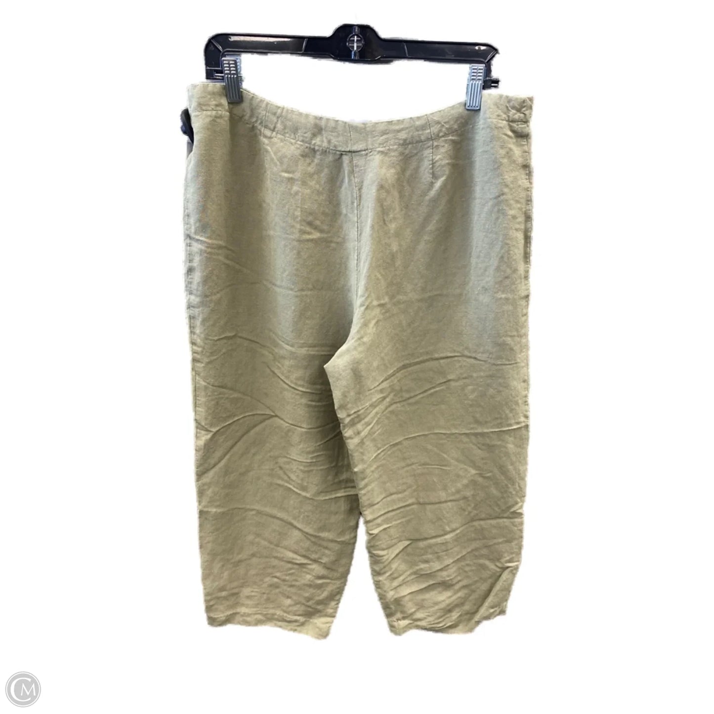 Pants Linen By Fashion Bug In Green, Size: 12