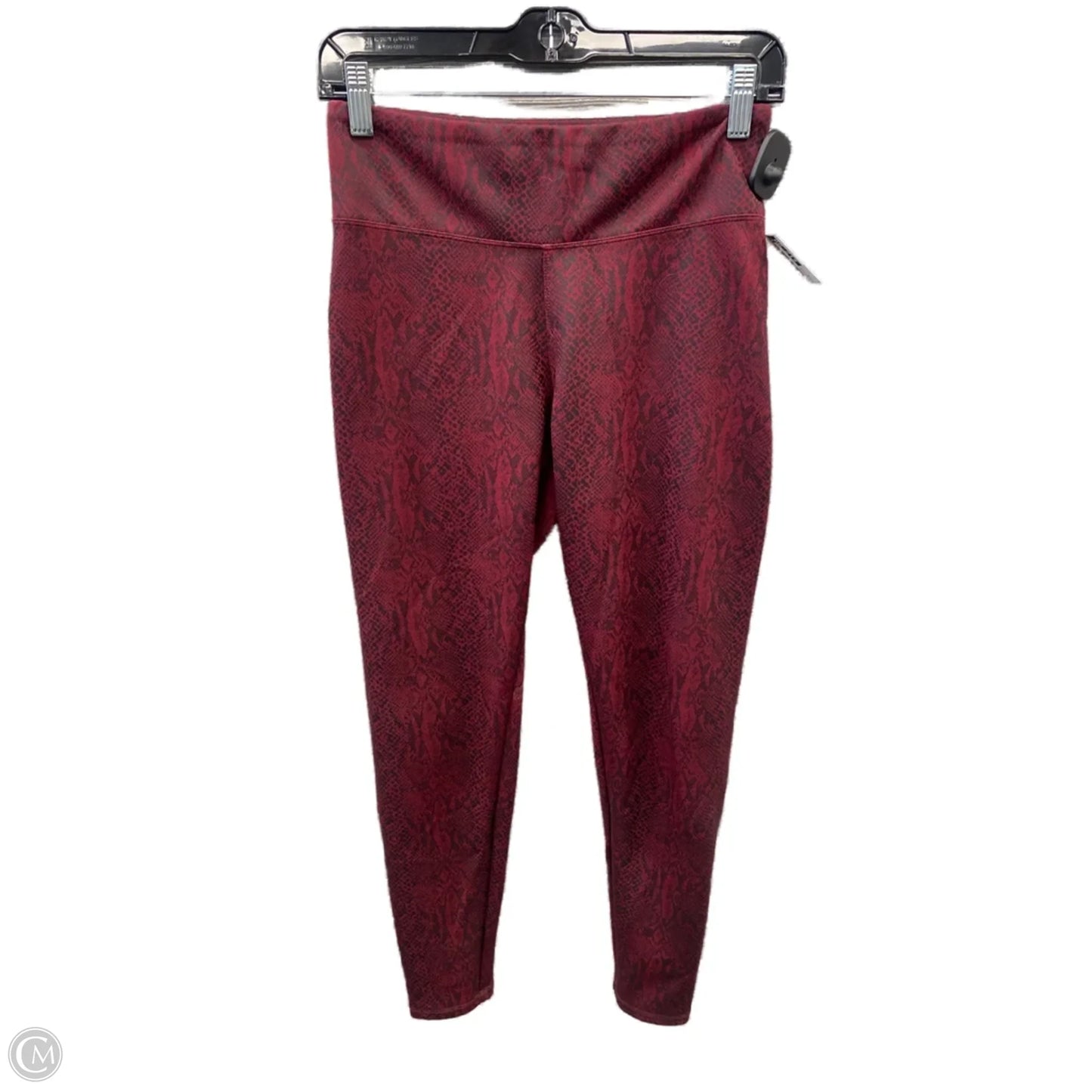 Athletic Leggings By Express In Red, Size: S