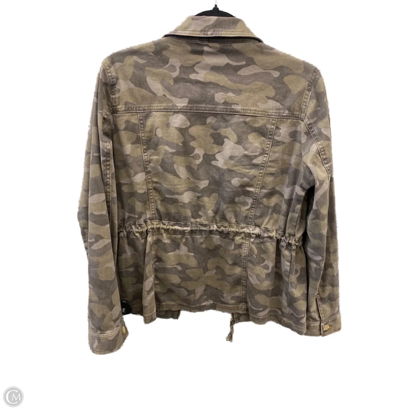 Jacket Utility By Express In Camouflage Print, Size: M