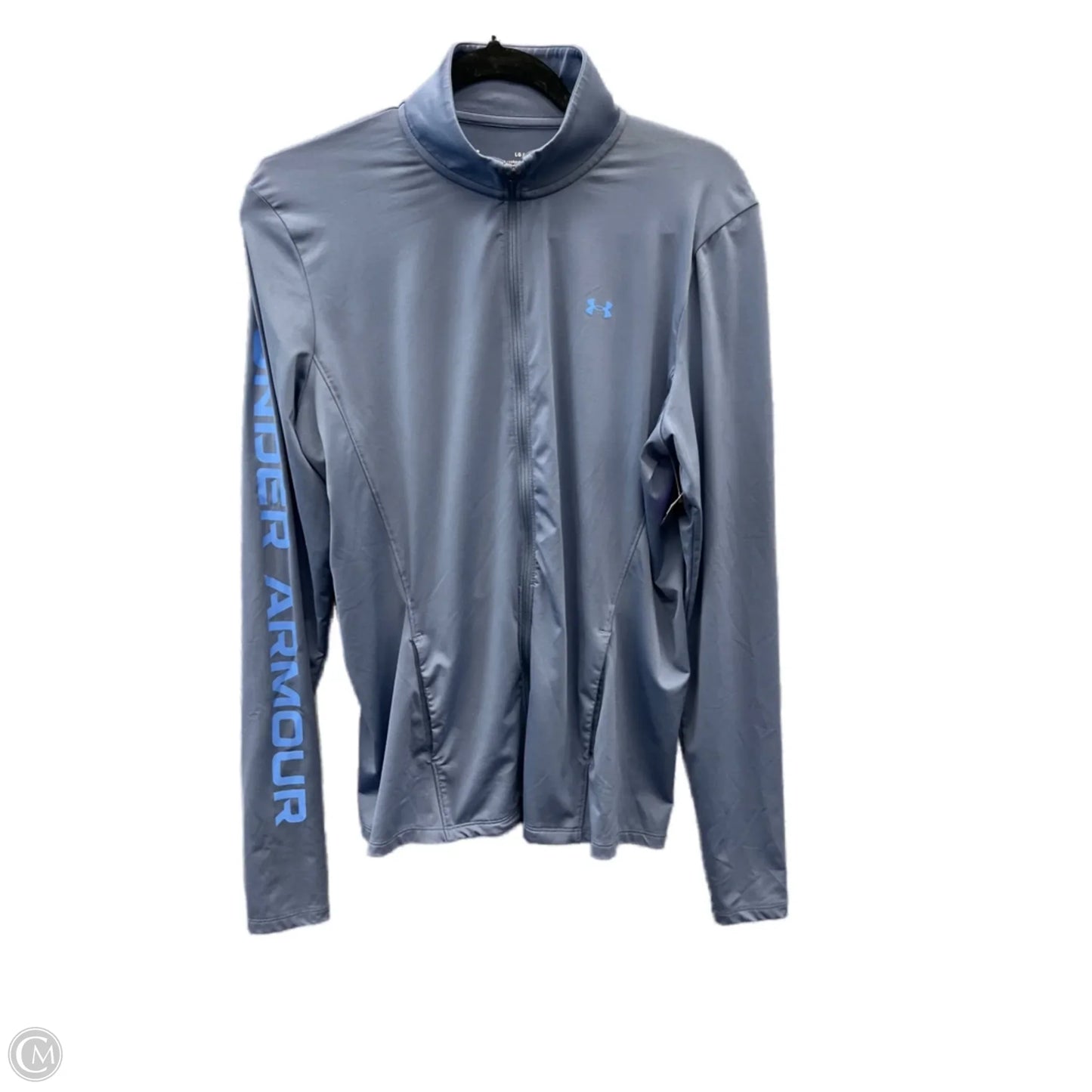 Athletic Jacket By Under Armour In Blue, Size: L