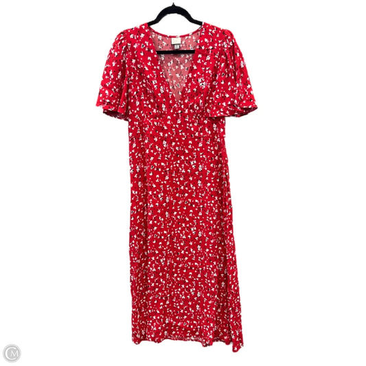 Dress Casual Maxi By A New Day In Red, Size: M