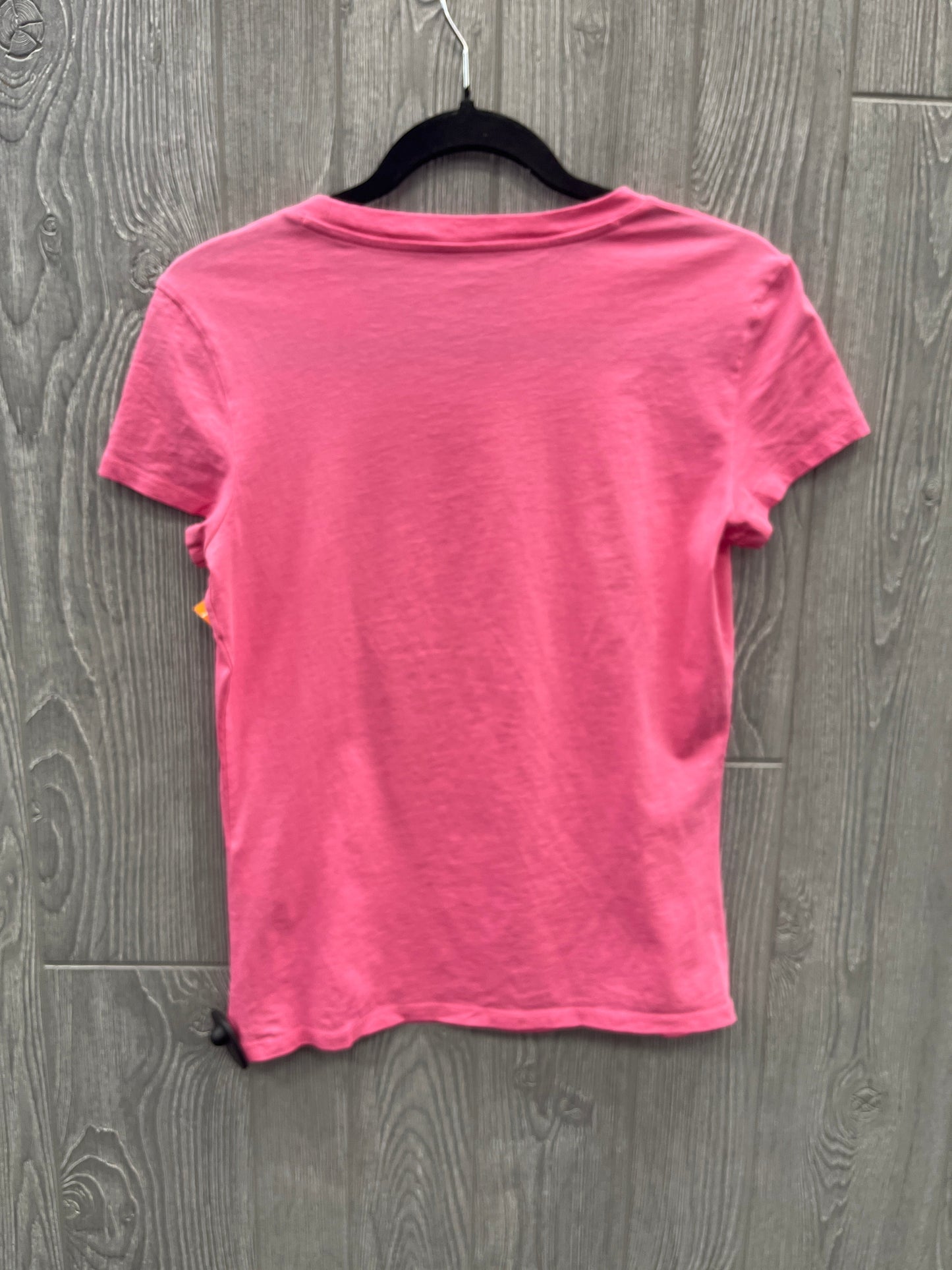 Top Short Sleeve By Armani Exchange In Pink, Size: M