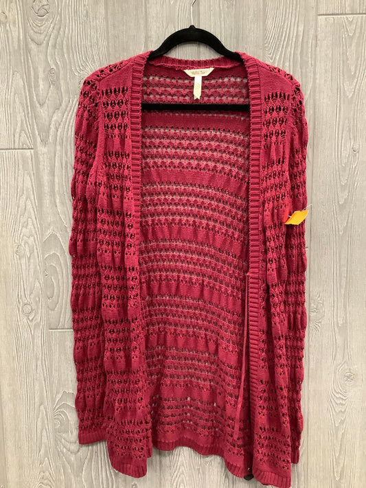 Sweater Cardigan By Matilda Jane In Red, Size: M