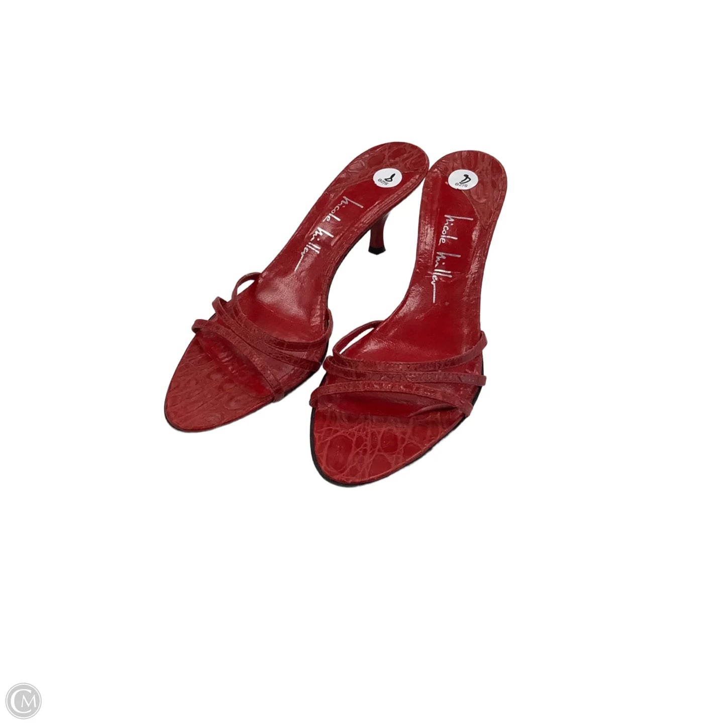 Shoes Heels Kitten By Nicole Miller In Red, Size: 8