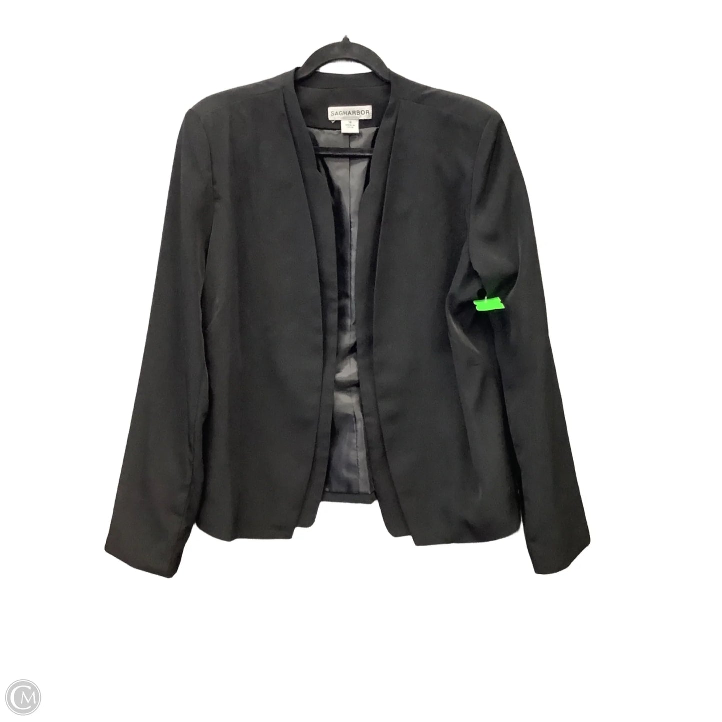 Blazer By Sag Harbor In Black, Size: Xl